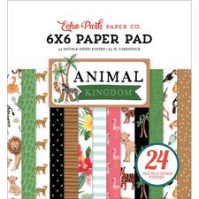 Echo Park Paper Pad 6x6" - Animal Kingdom