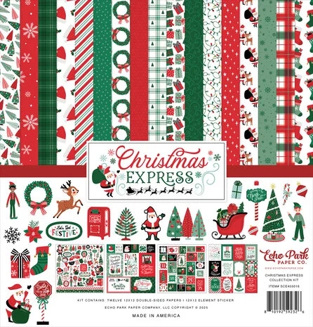Echo Park Paper Collection Pack 12x12" - Christmas Express
