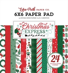 Echo Park Paper Pad 6x6" - Christmas Express