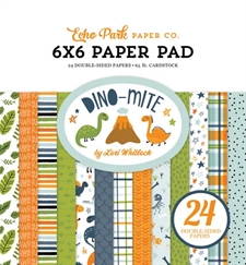 Echo Park Paper Pad 6x6" - Dino-Mite
