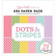 Echo Park Paper Pad 6x6" - Dots & Stripes / Spring