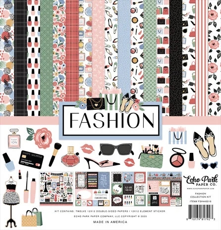 Echo Park Paper Collection Pack 12x12" - Fashion