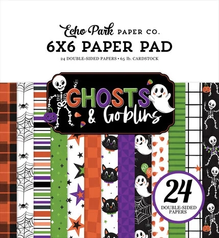 Echo Park Paper Pad 6x6" - Ghosts and Goblins