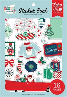 Echo Park Sticker Book - Happy Holidays (16 ark)