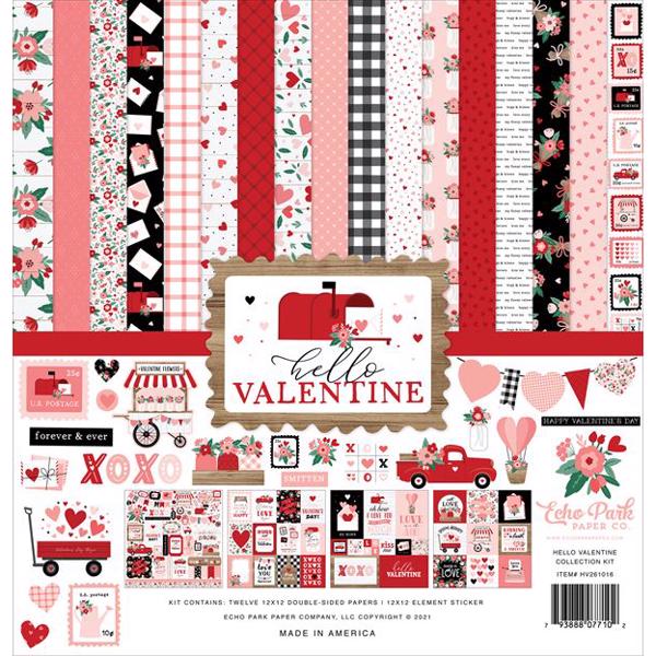 Echo Park Paper Collection Pack 12x12" - Hello Valentine
