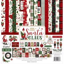 Echo Park Paper Collection Pack 12x12" - Here Comes Santa Claus