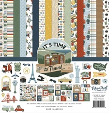 Echo Park Paper Collection Pack 12x12" - It's Time to Travel