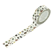 Echo Park Washi Tape - It's Time to Travel / Travel Day Icons