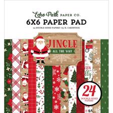 Echo Park Paper Pad 6x6" - Jingle All the Way