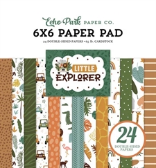 Echo Park Paper Pad 6x6" - Little Explorer