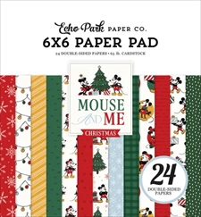 Echo Park Paper Pad 6x6" - Mouse and Me Christmas