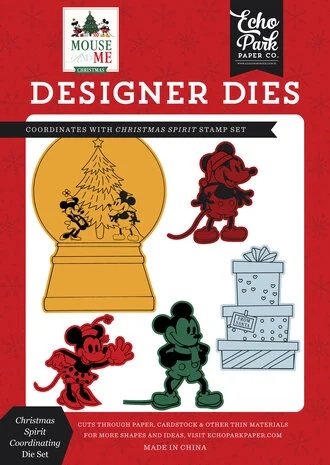 Echo Park Coordinating Die Set - Mouse and Me Christmas / Christmas Spirit
