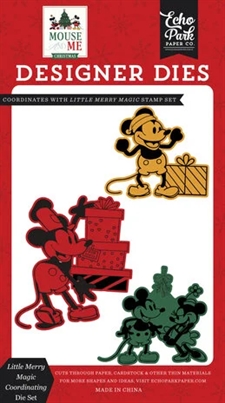 Echo Park Coordinating Die Set - Mouse and Me Christmas / Little Merry Magic