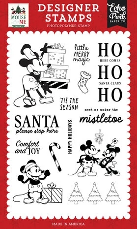 Echo Park Clear Stamps - Mouse and Me Christmas / Little Merry Magic