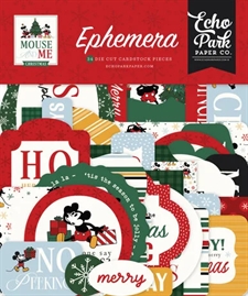 Echo Park Ephemera Pack - Mouse and Me Christmas