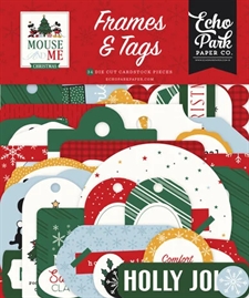 Echo Park Frames & Tags - Mouse and Me Christmas