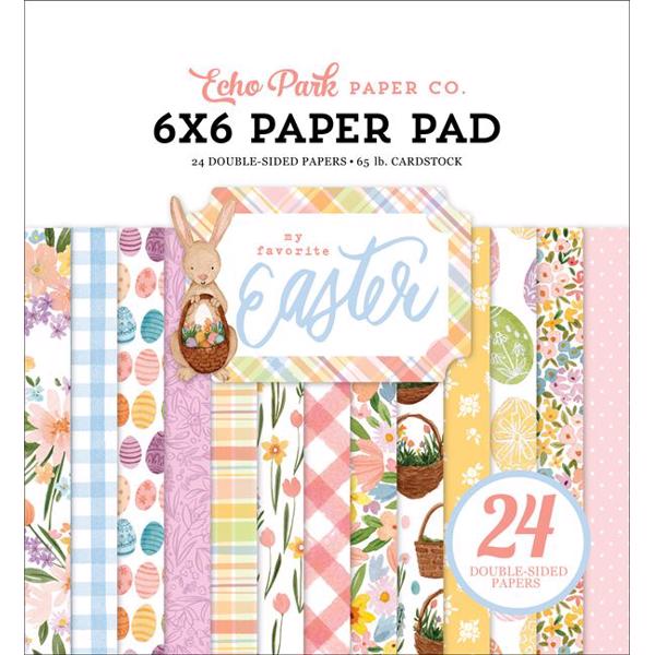 Echo Park Paper Pad 6x6" - My Favorite Easter (påske)