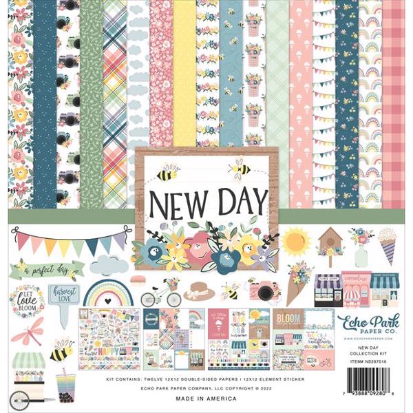 Echo Park Paper Collection Pack 12x12" - New Day