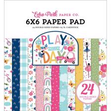 Echo Park Paper Pad 6x6" - Play All Day Girl