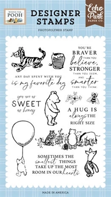 Echo Park Clear Stamp Set - Winnie the Pooh / Pooh and Friends
