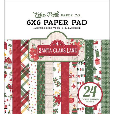 Echo Park Paper Pad 6x6" - Santa Claus Lane