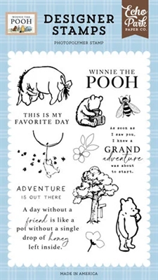 Echo Park Clear Stamp Set - Winnie the Pooh / Winnie the Pooh