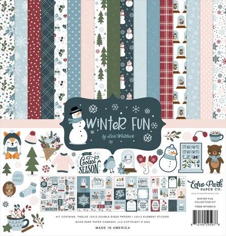 Echo Park Paper Collection Pack 12x12" - Winter Fun