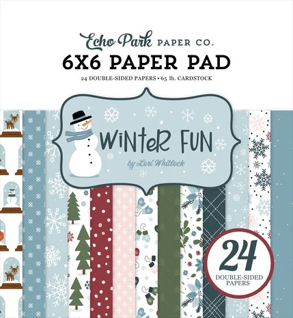 Echo Park Paper Pad 6x6" - Winter Fun