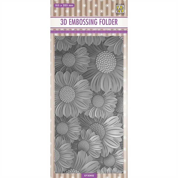 Nellie Snellen 3D Embossing Folder Slimline - Marigold