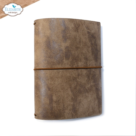 Elizabeth Crafts Art Journal Passport XL - Stonewashed Brown