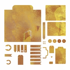 Elizabeth Crafts Die Set - Once in a Lifetime / Box Envelope