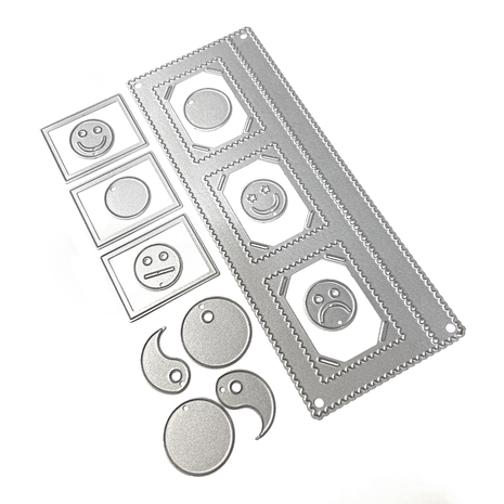 Elizabeth Crafts Die Set - Once ina Lifetime / Stamp Photo Frame Overlay