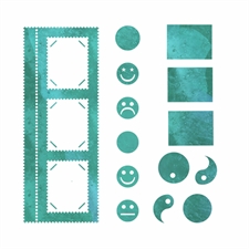 Elizabeth Crafts Die Set - Once ina Lifetime / Stamp Photo Frame Overlay