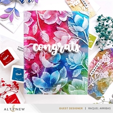 Altenew Embossing Folder - Magnolia Dreams 3D