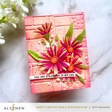 Altenew Embossing Folder - Textured Tiles 3D