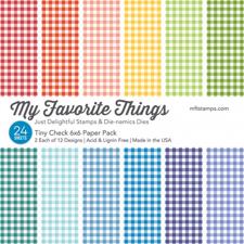 My Favorite Things Paper Pad 6x6" - Tiny Check