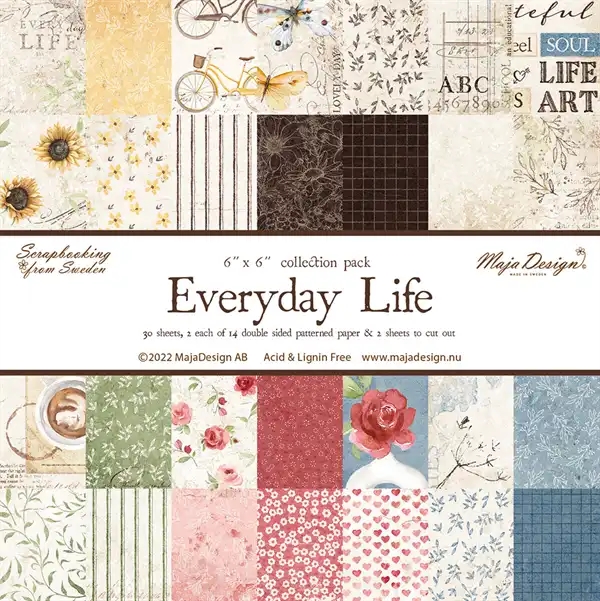 Maja Design Scrapbook Paper Stack 6x6 - Everyday Life