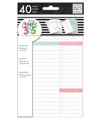 Happy Planner MINI Planner Fill Paper - Daily Fill Paper (lille)