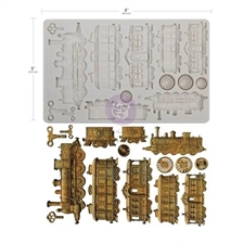 Prima / Finnabair Decor Mould 5x8" - Steampunk Express