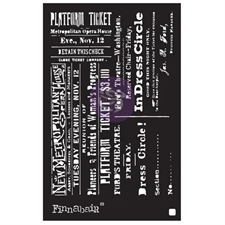 Prima / Finnabair Stencil 6x9" - Theater Night