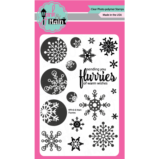 Pink & Main Clear Stamp Set - Flurries