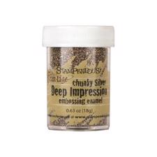 Deep Impressions Embossing Pulver - Chunky Silver