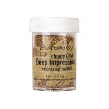 Deep Impressions Embossing Pulver - Chunky Gold
