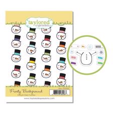 Taylored Expressions Stamps - Cling, Clear & Die Combo / Frosty