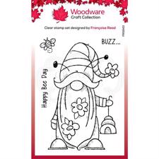 Woodware Clear Stamp - Bee Gnome