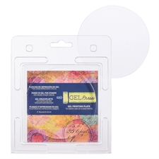 Gel Press Printing Plate - 4" Circle (10 cm)