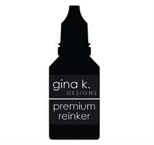 Gina K Re-Inker - Dye Ink / Black Onyx (flaske)