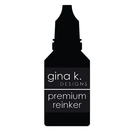 Gina K Re-Inker - Dye Ink / Black Onyx (flaske)