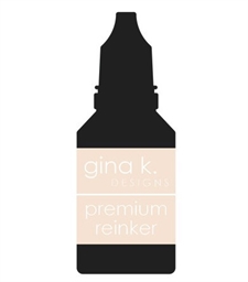 Gina K Re-Inker - Pigment Ink / White (flaske)