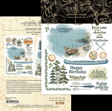 Graphic 45 Rub-On Transfers - Adventure Awaits 